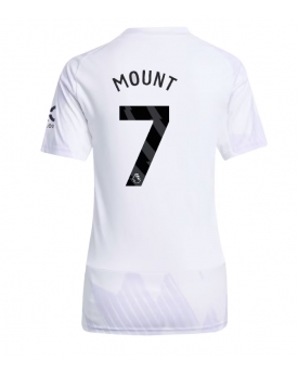 Billige Fotballdrakt Manchester United Mason Mount #7 Replika Bortedrakt Dame 2025-26 Kortermet Billige Fotballdrakt Manchester United Mason Mount #7 Replika Bortedrakt Dame 2025-26 Kortermet